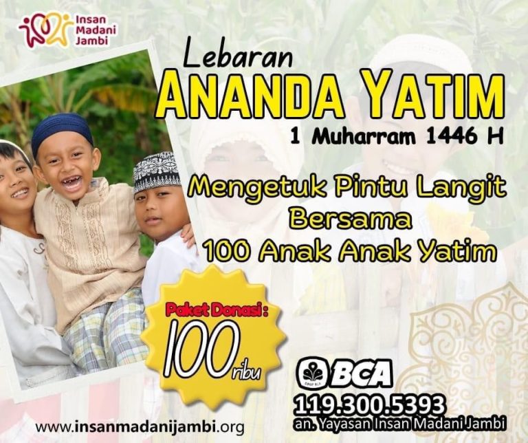 Mengetuk Pintu Langit Bersama 100 Anak Yatim