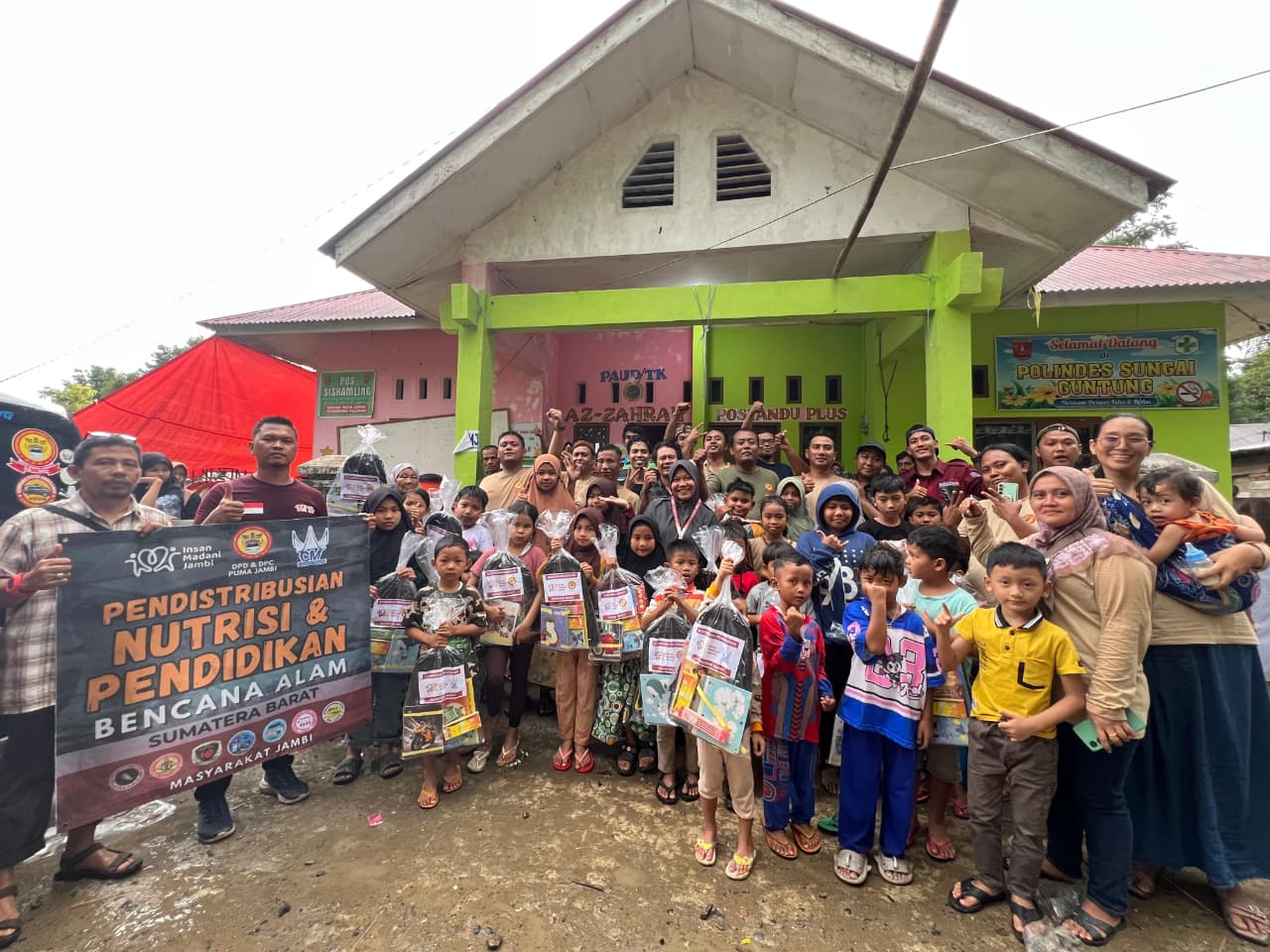 Bantuan Kemanusiaan dari Jambi untuk Penyintas Galodo di Jantung Sumatera Barat